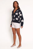 Sailor Star Knit Cardigan Navy