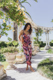 Praiano Jumpsuit Palm Print