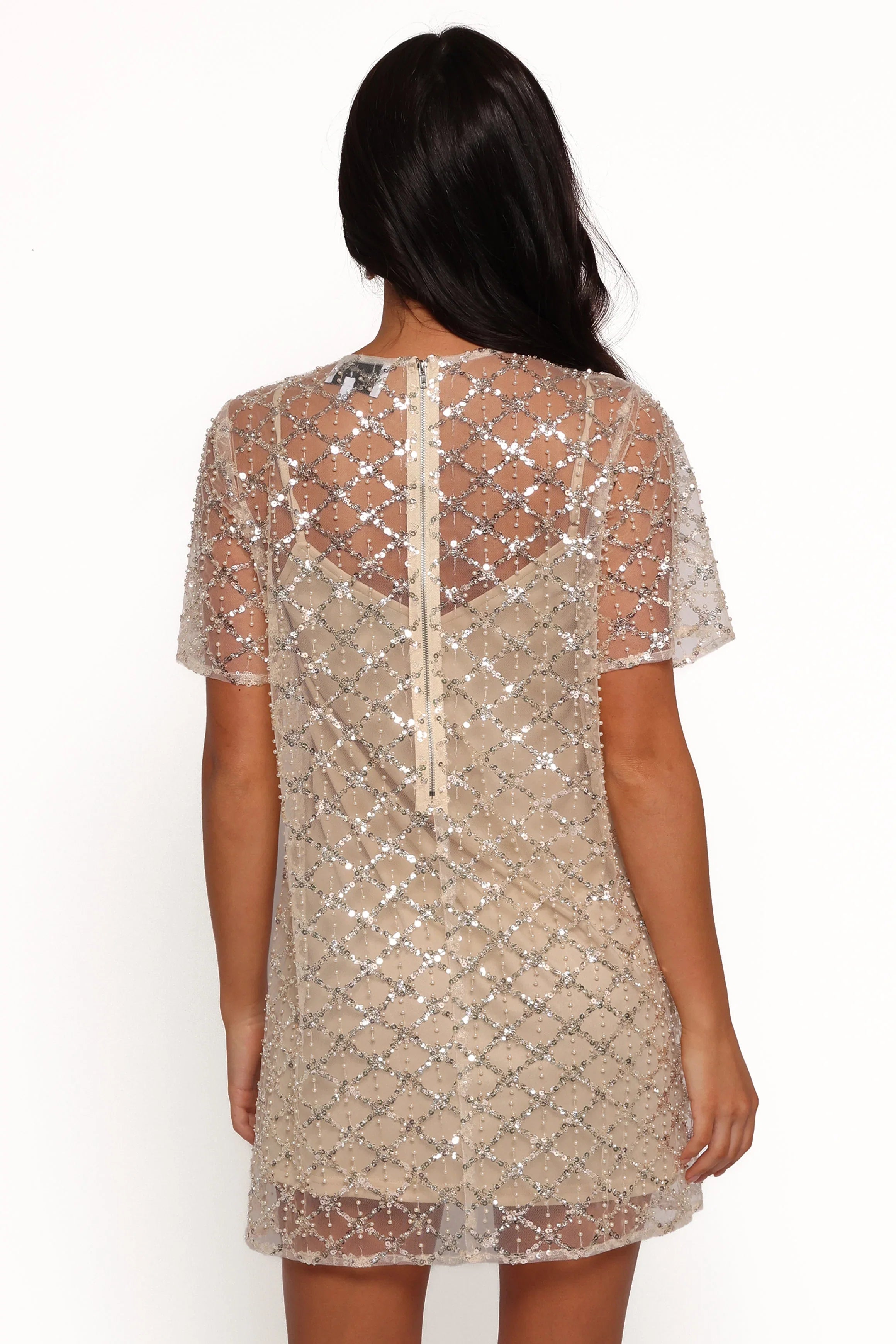 Silvie Mini Dress Light Taupe