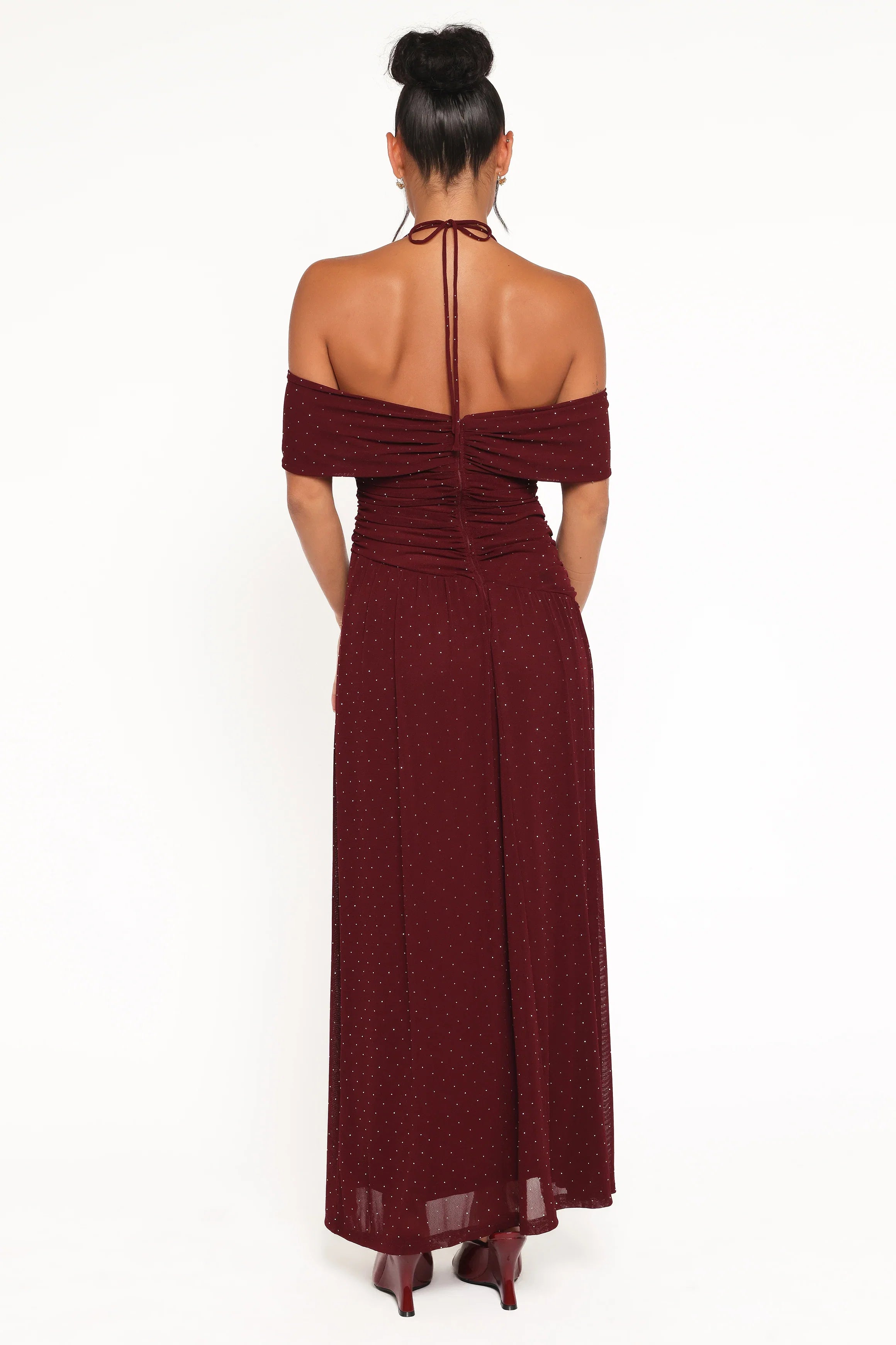 Mayven Maxi Dress Burgundy