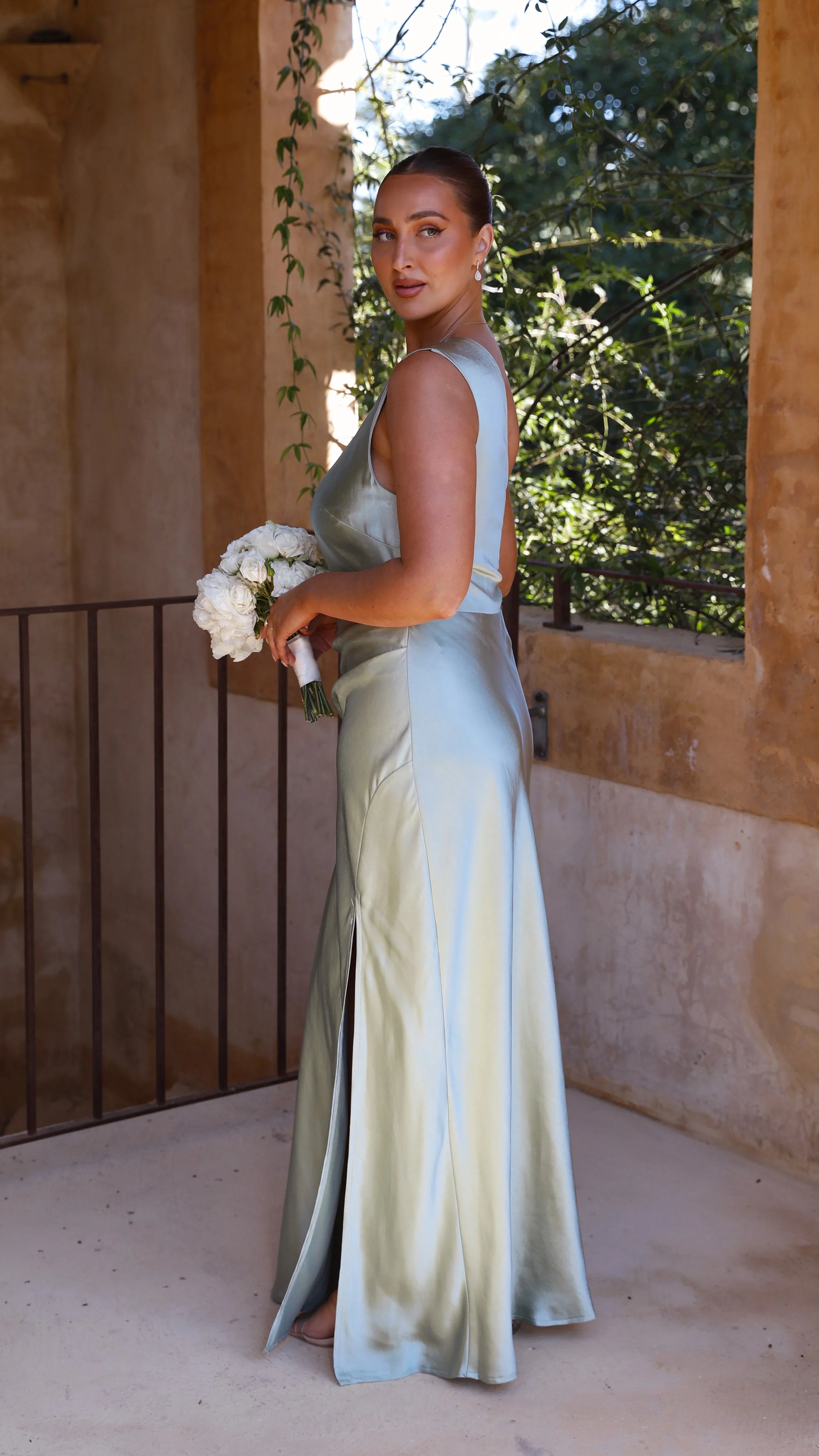 Victoria Maxi Dress Sage