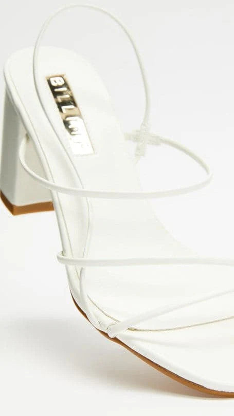 Yachi Heels White