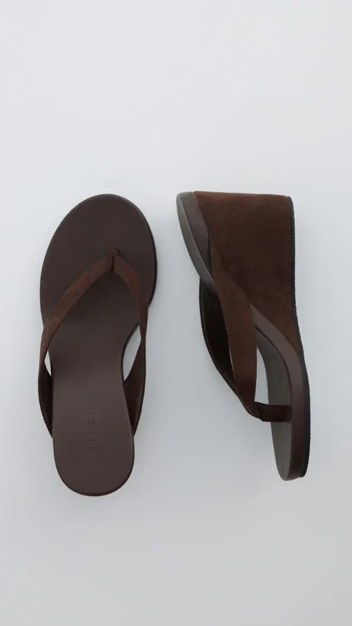 Ravyn Heel Dark Cacao Suede