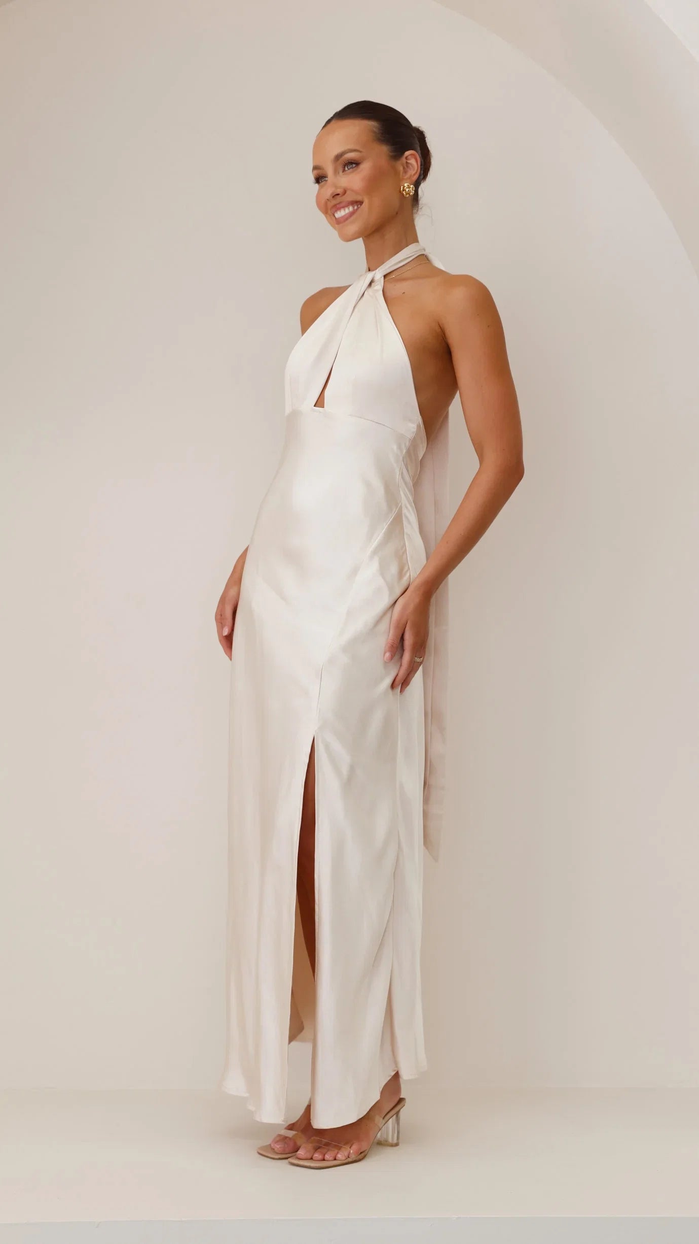Amalia Maxi Dress Champagne