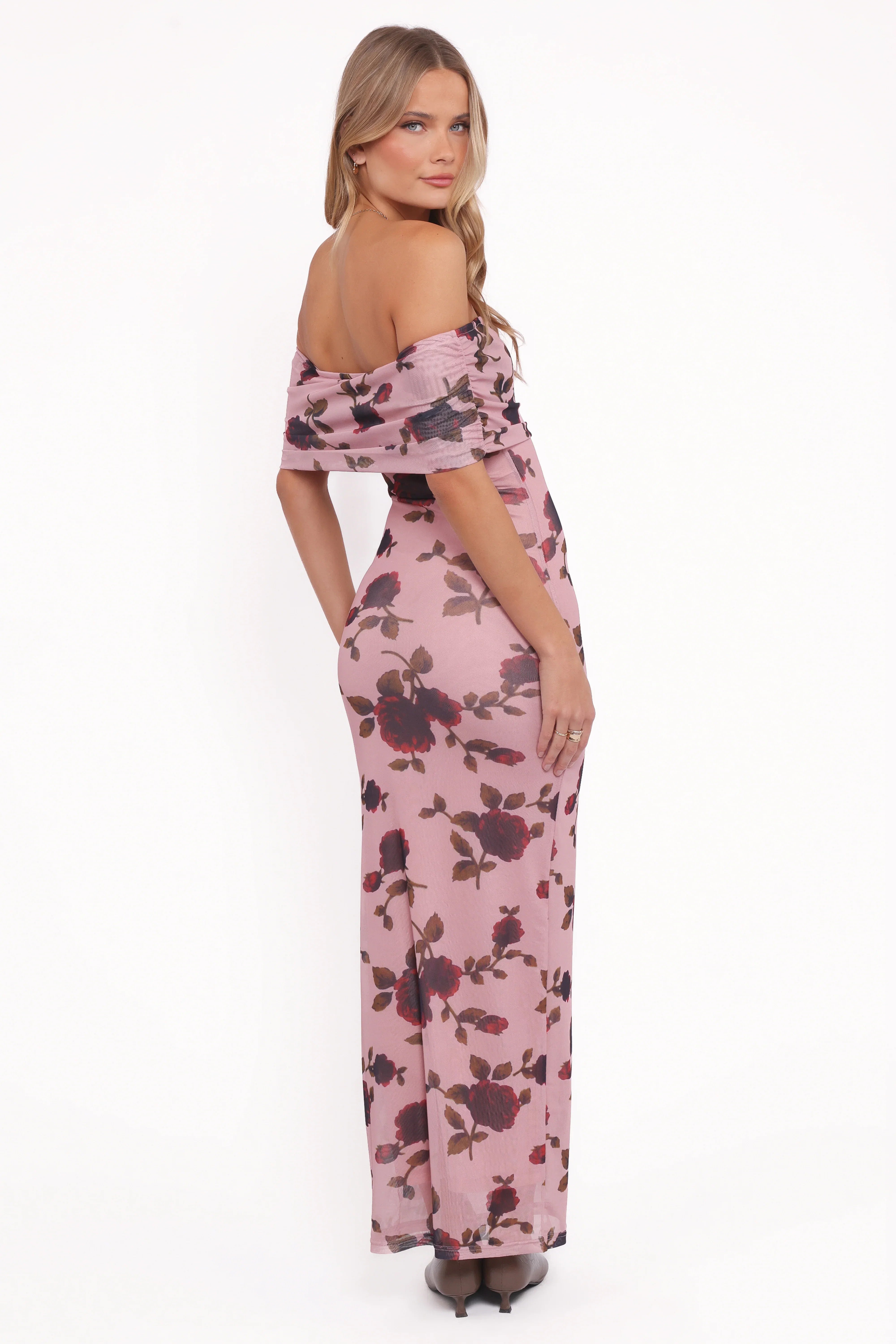 Indya Maxi Dress Pink Floral