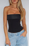 Im Lovesick Strapless Bustier Black