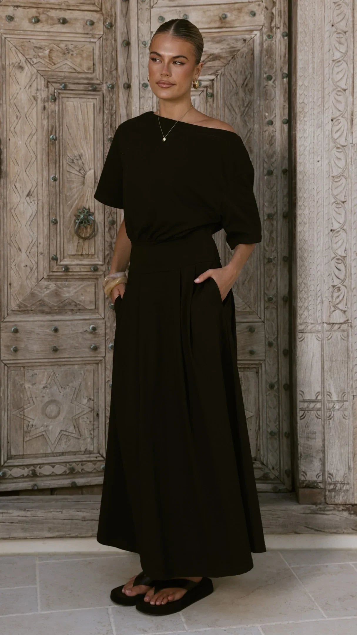 Aleski Maxi Dress Black