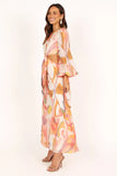 Laquin Long Sleeve Maxi Dress Pink