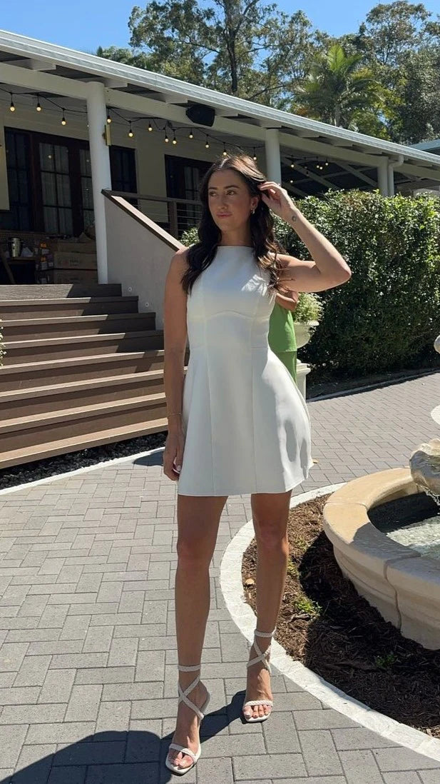 Rafiki Mini Dress White