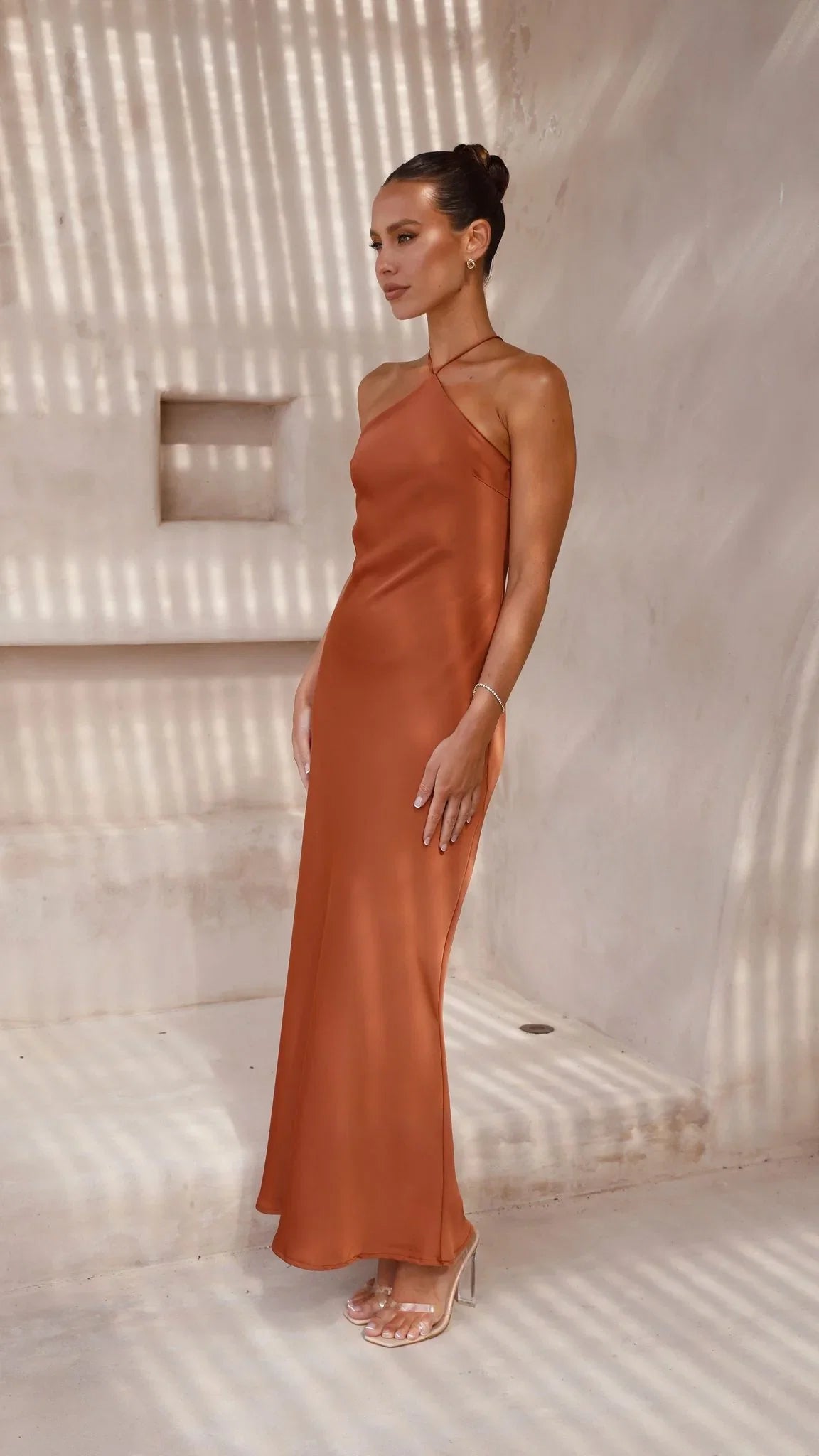 Chiara Maxi Dress Copper