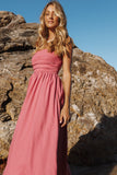Kayt Strapless Dress Petal Pink