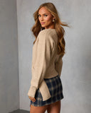 Cozy Darling Wrap Tie Sweater