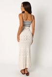 Landon Midi Dress Black White