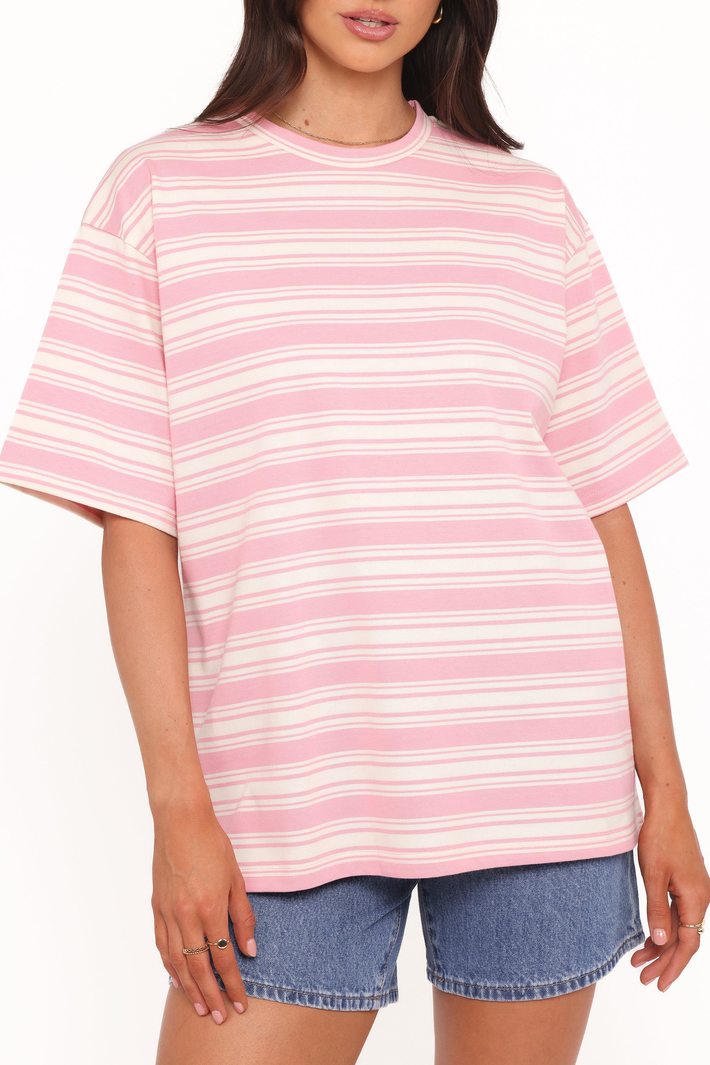 Zestora Tee White Pink