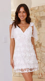 Elizabeth Mini Dress White