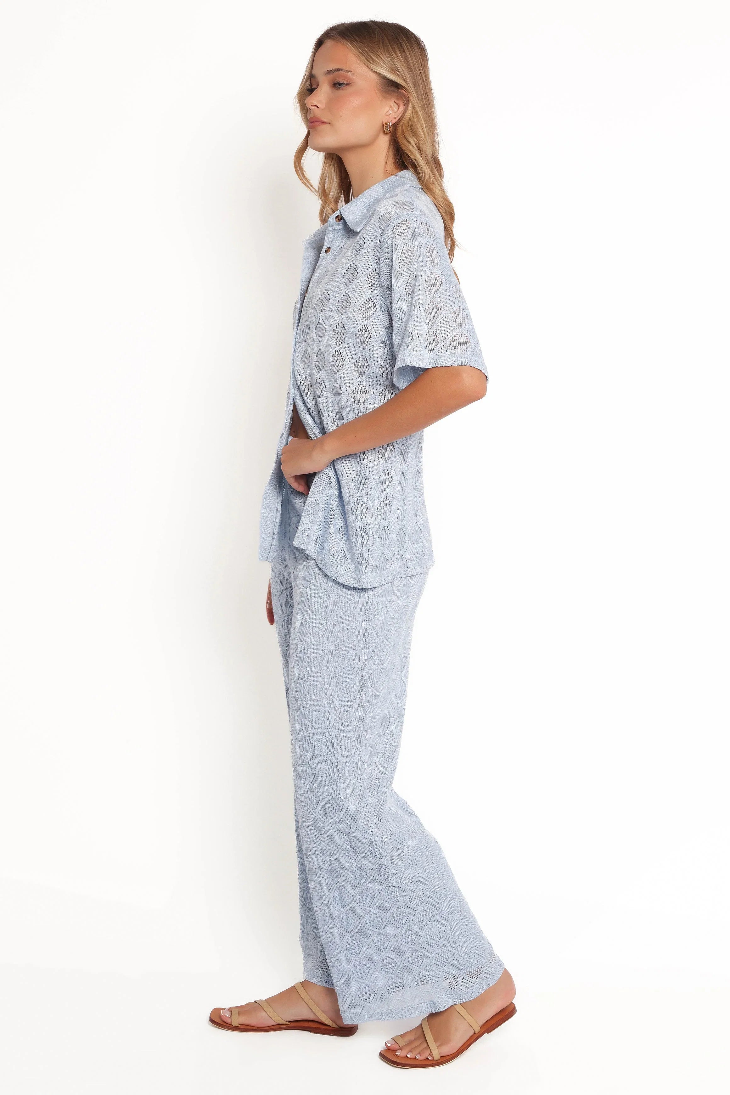 Cora Knit Pant Blue