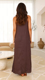 Darcy Maxi Dress Chocolate