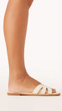 Geo Slide Cream Raffia