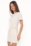 Sonia Mini Dress White Polka Dot