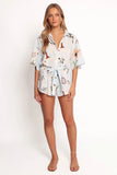 Luisa Romper Blue Floral