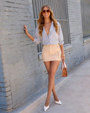 Kaylin Striped Button Down Top