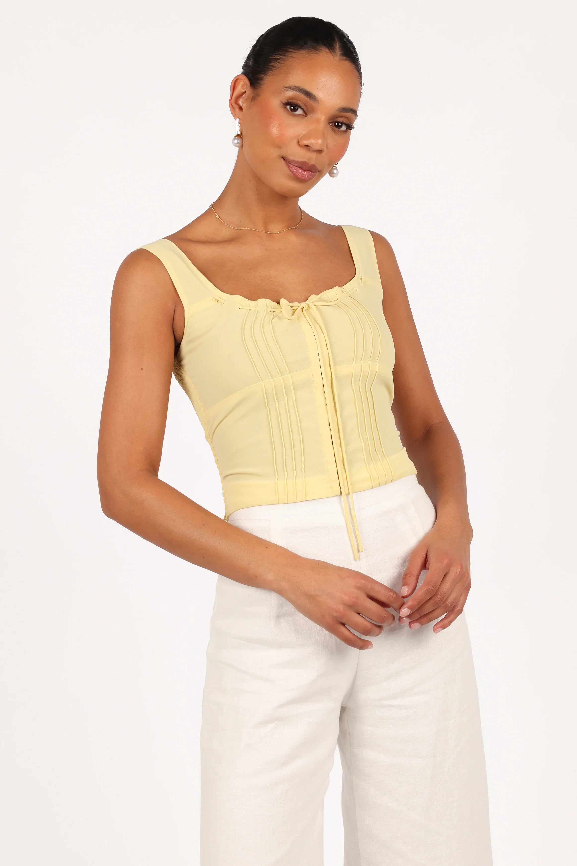Alice Corset Top Honeysuckle Yellow