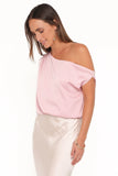 Chandler Off Shoulder Top Pink