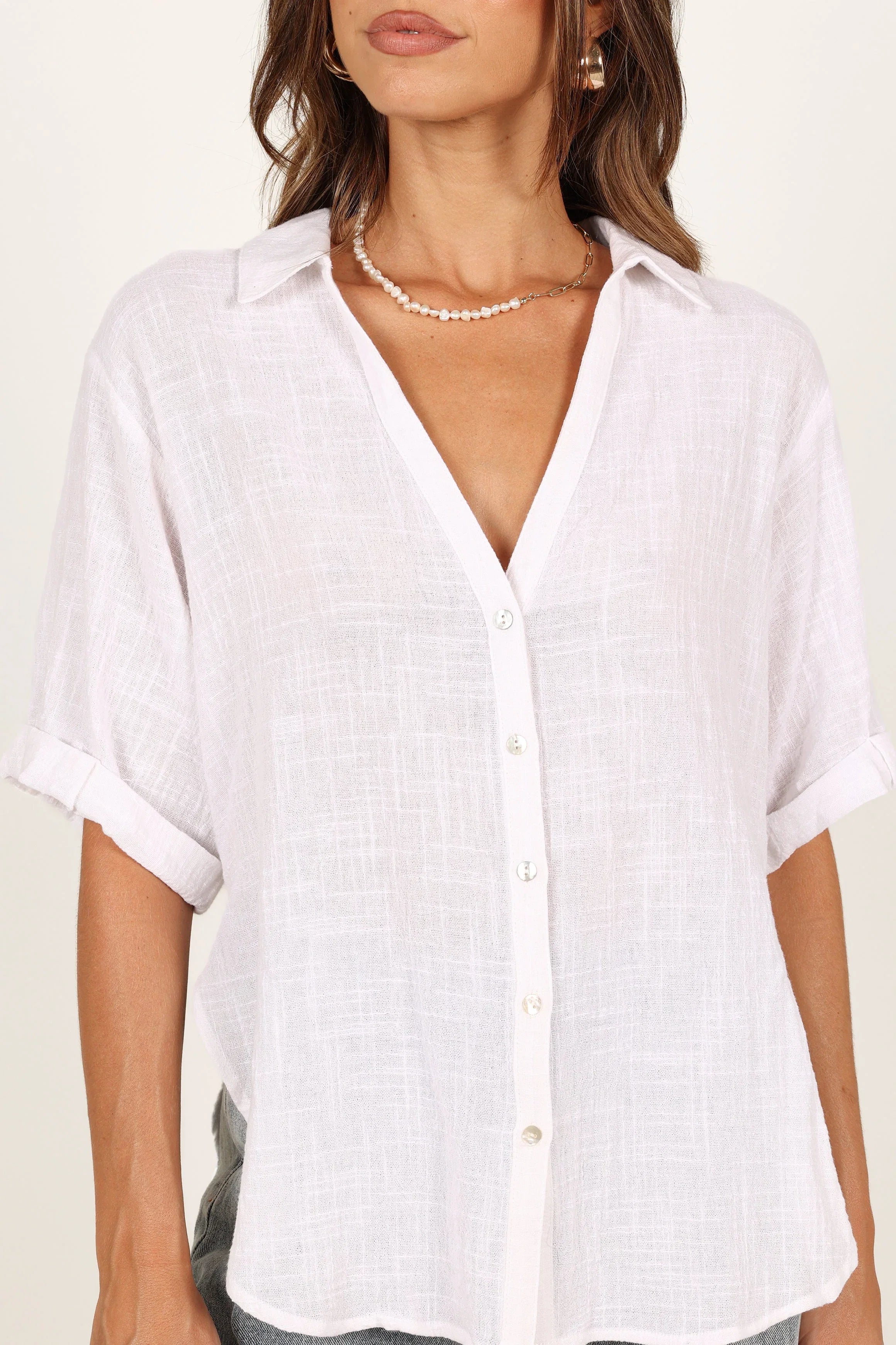 Dion Top White