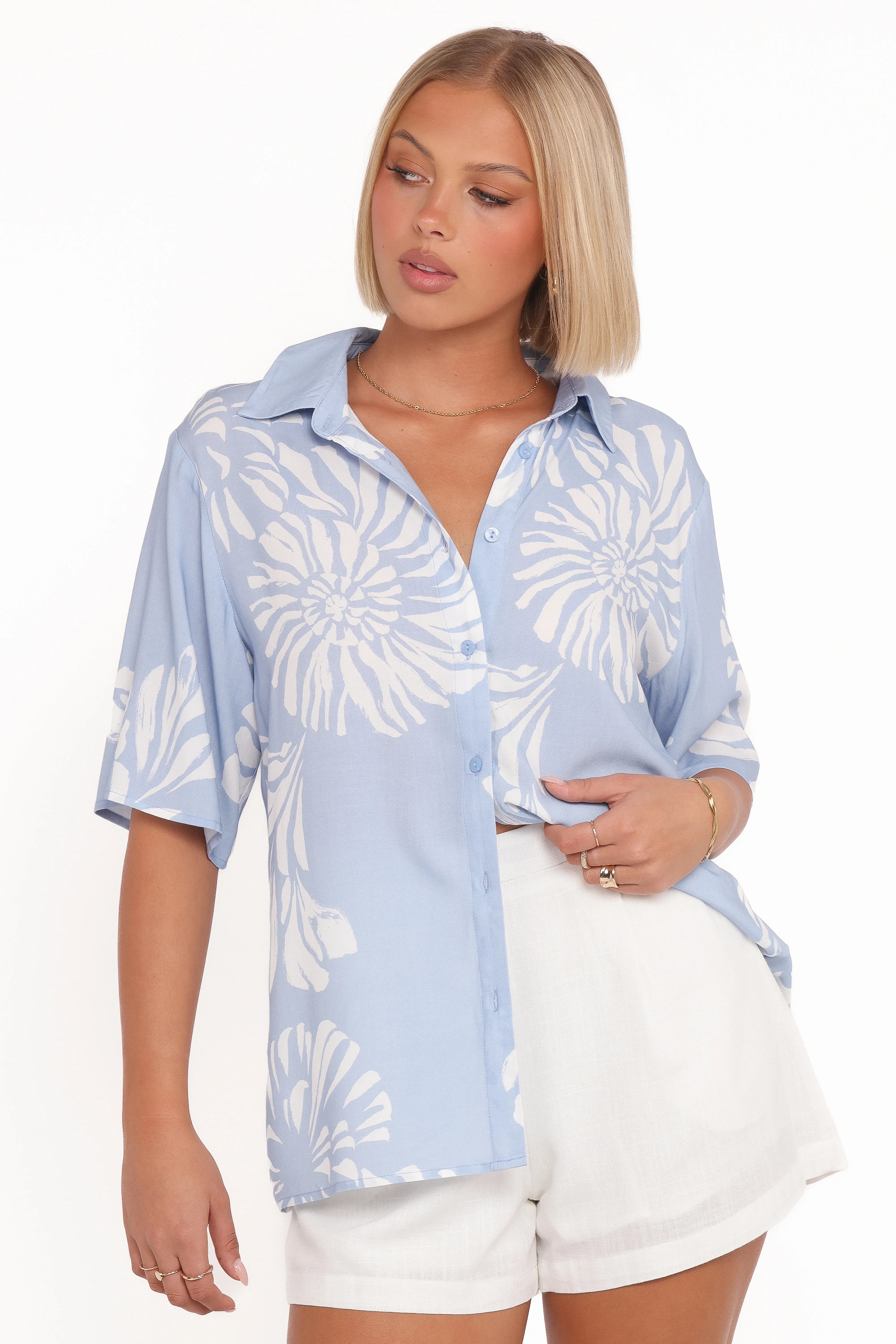 Riva Short Sleeve Shirt Shell Print