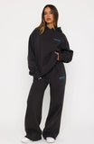 Studio 17 Tallulah Wide Leg Sweatpants Charcoal