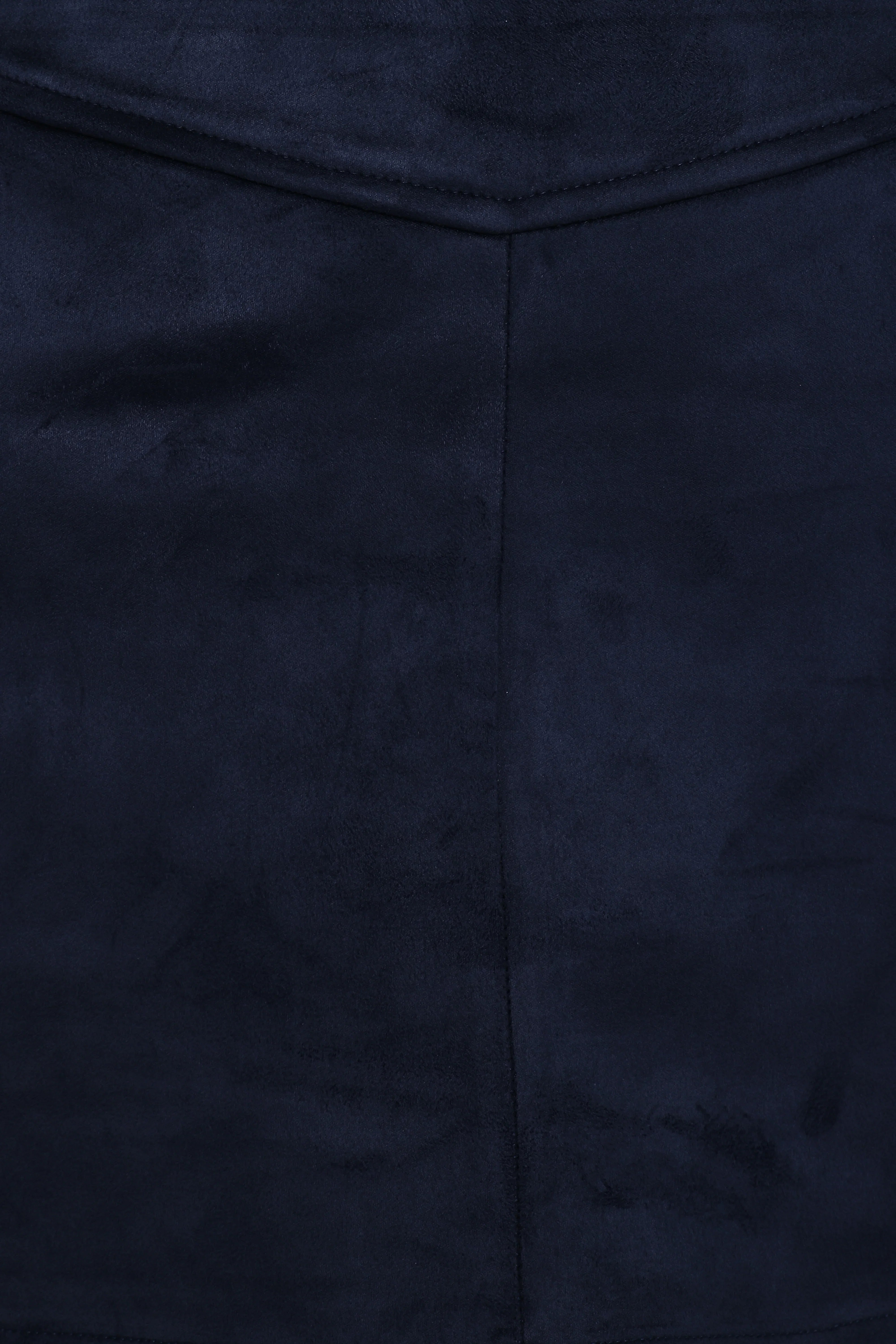 Hope Suede Mini Skirt Navy