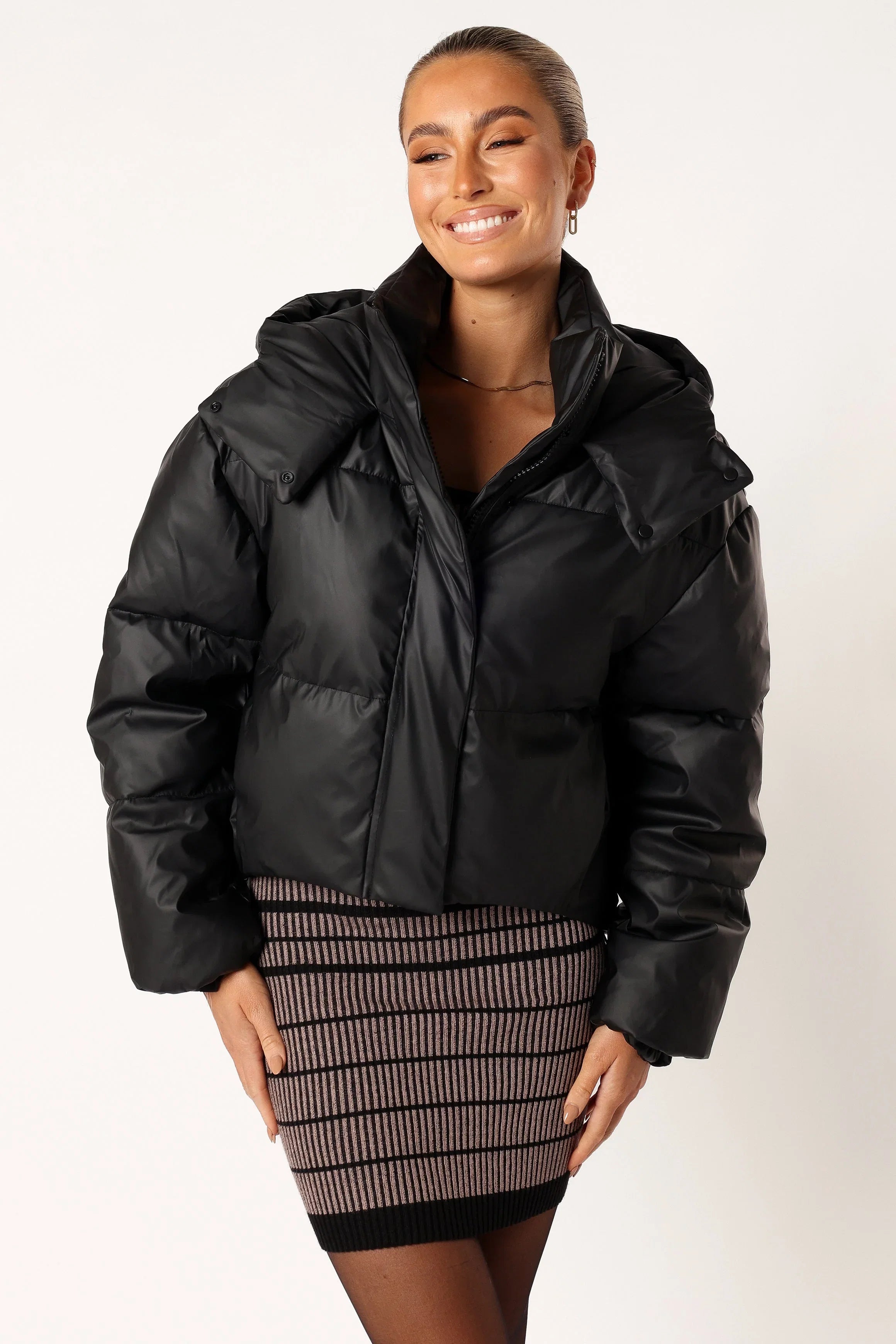 Tania Puffer Jacket Black