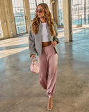 Forward Feeling Satin Joggers