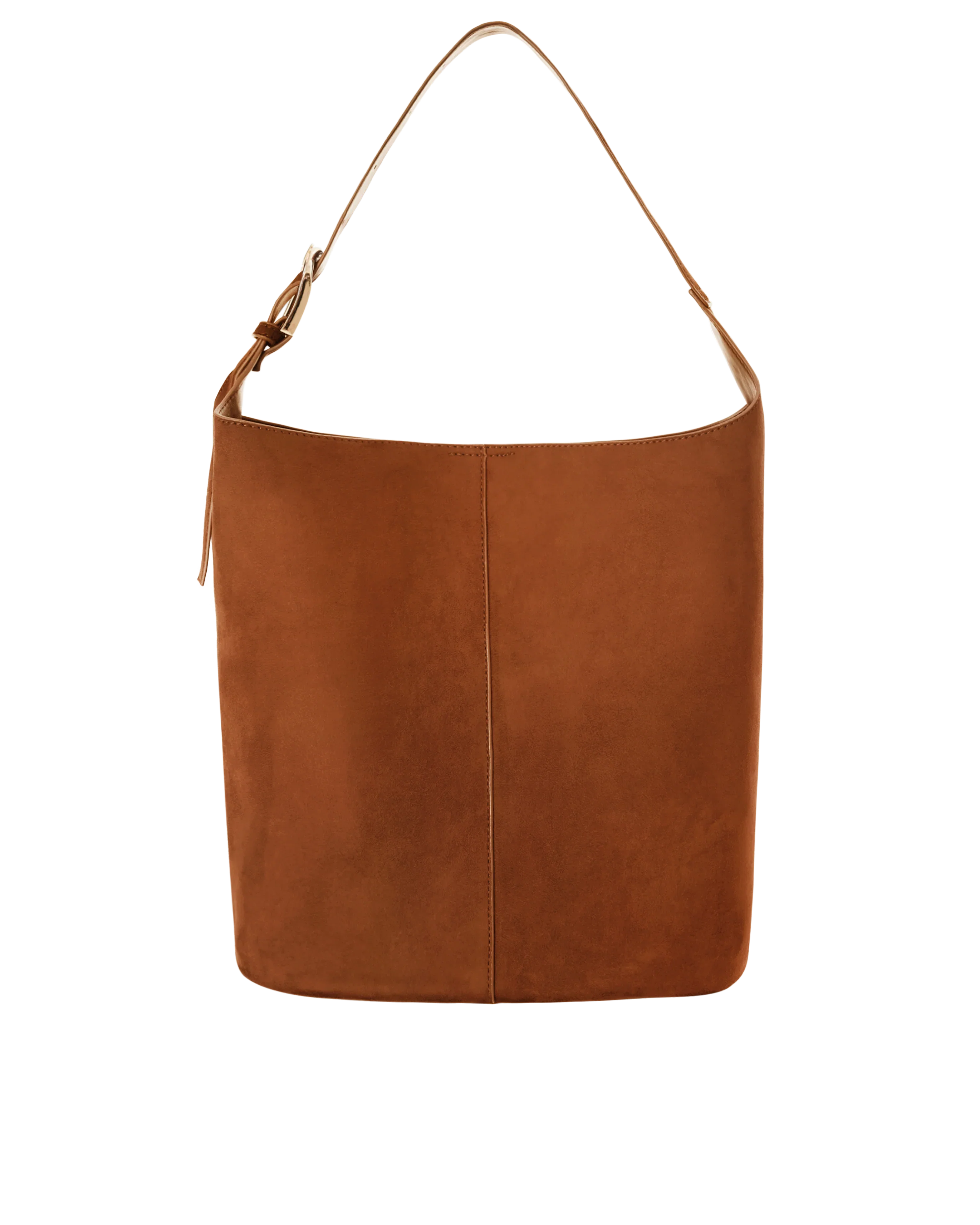 Cali Shoulder Bag Tan Suede
