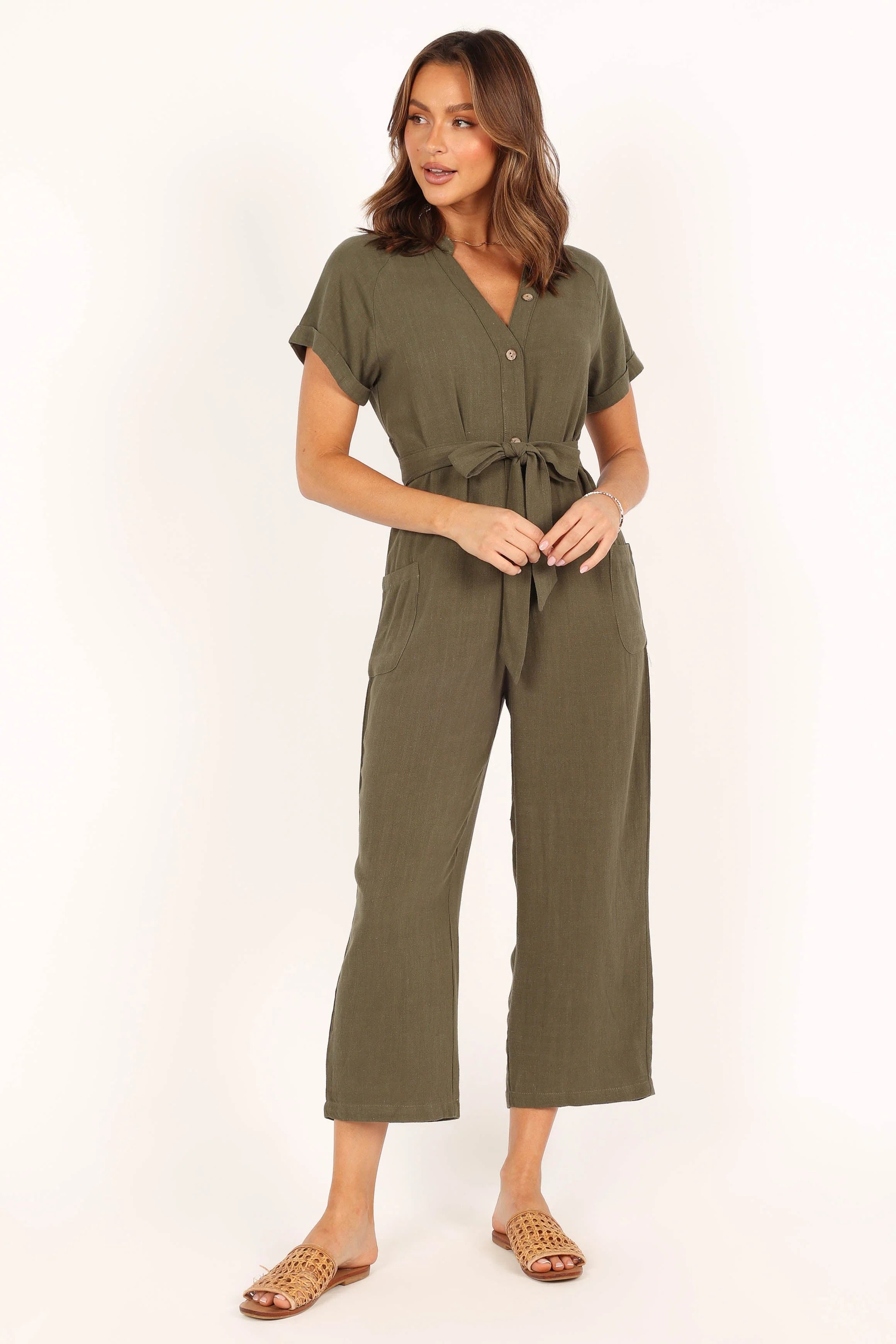 Archie Jumpsuit Olive