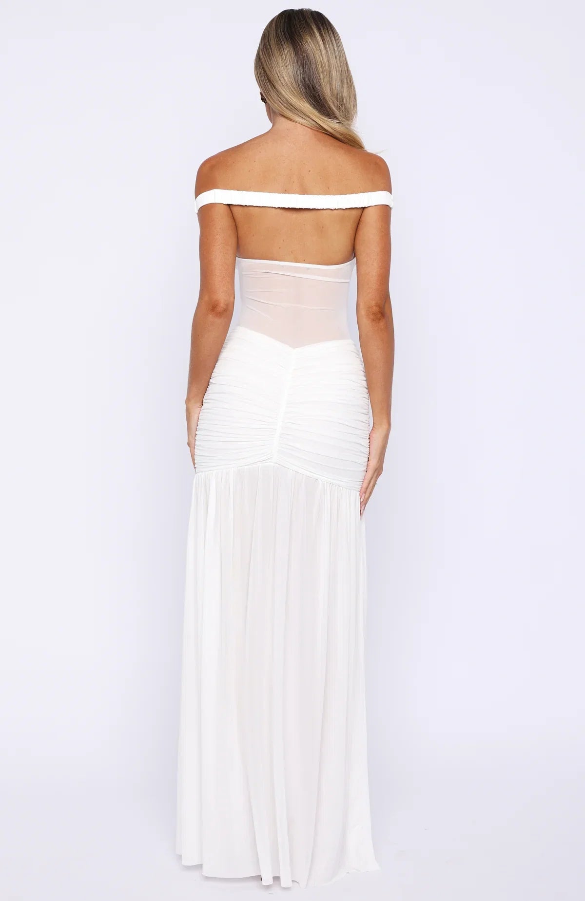 Lets Get Married Maxi Dress Off White