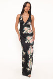 Velman Skirt Black Floral