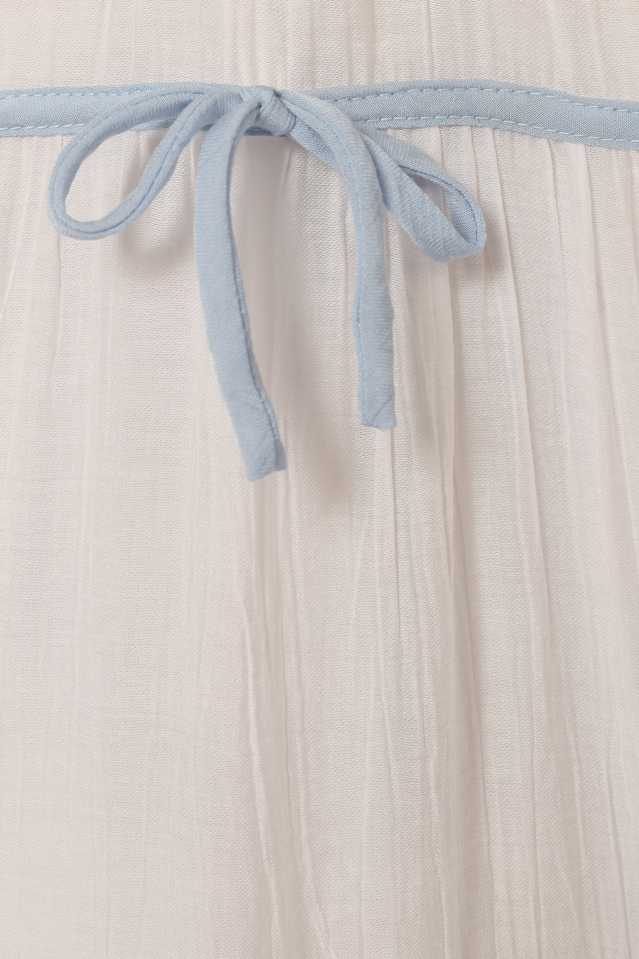 Aubree Midi Dress White Blue