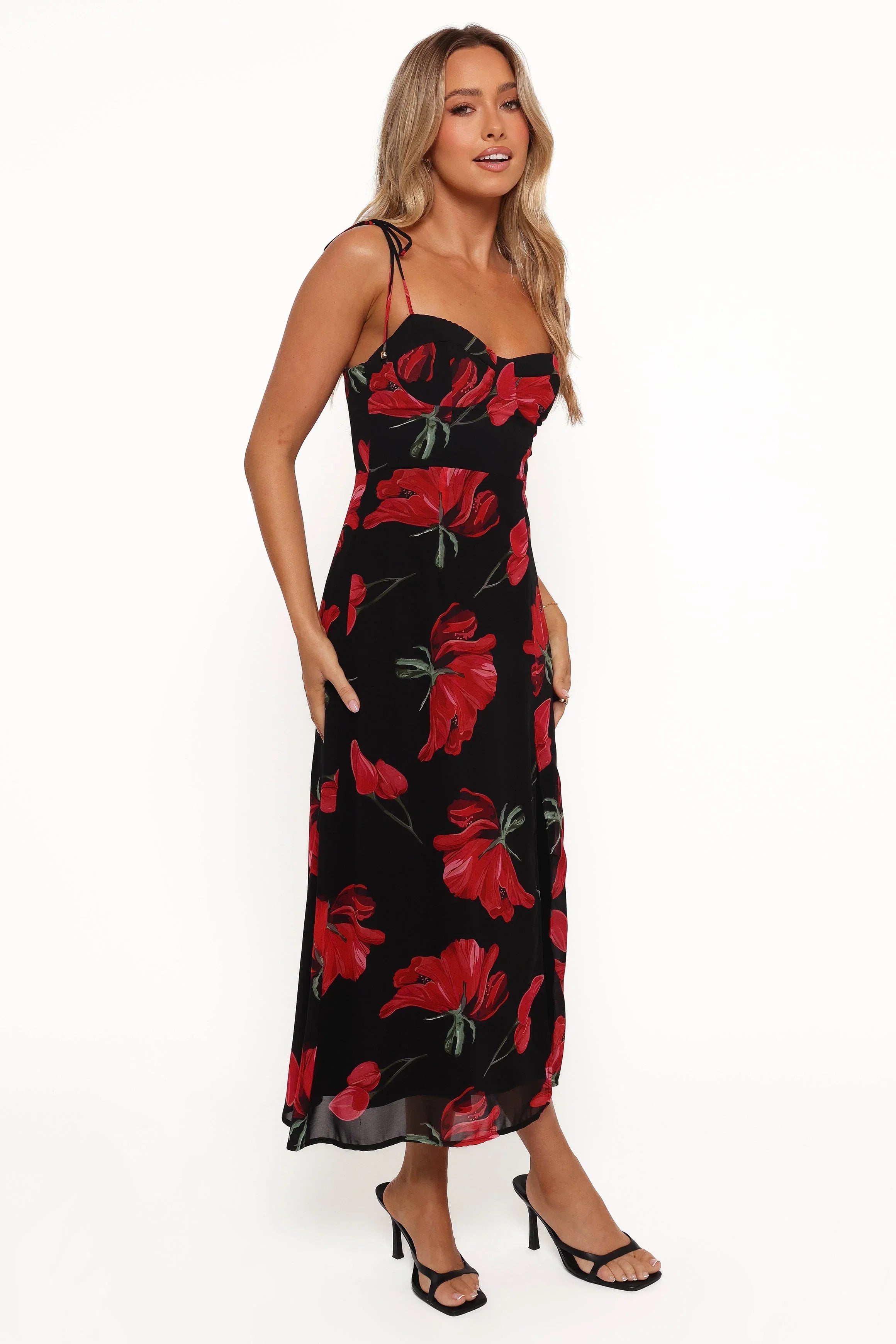 Meg Dress Black Floral