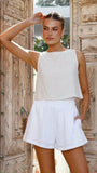 Persephone Crop Top Natural