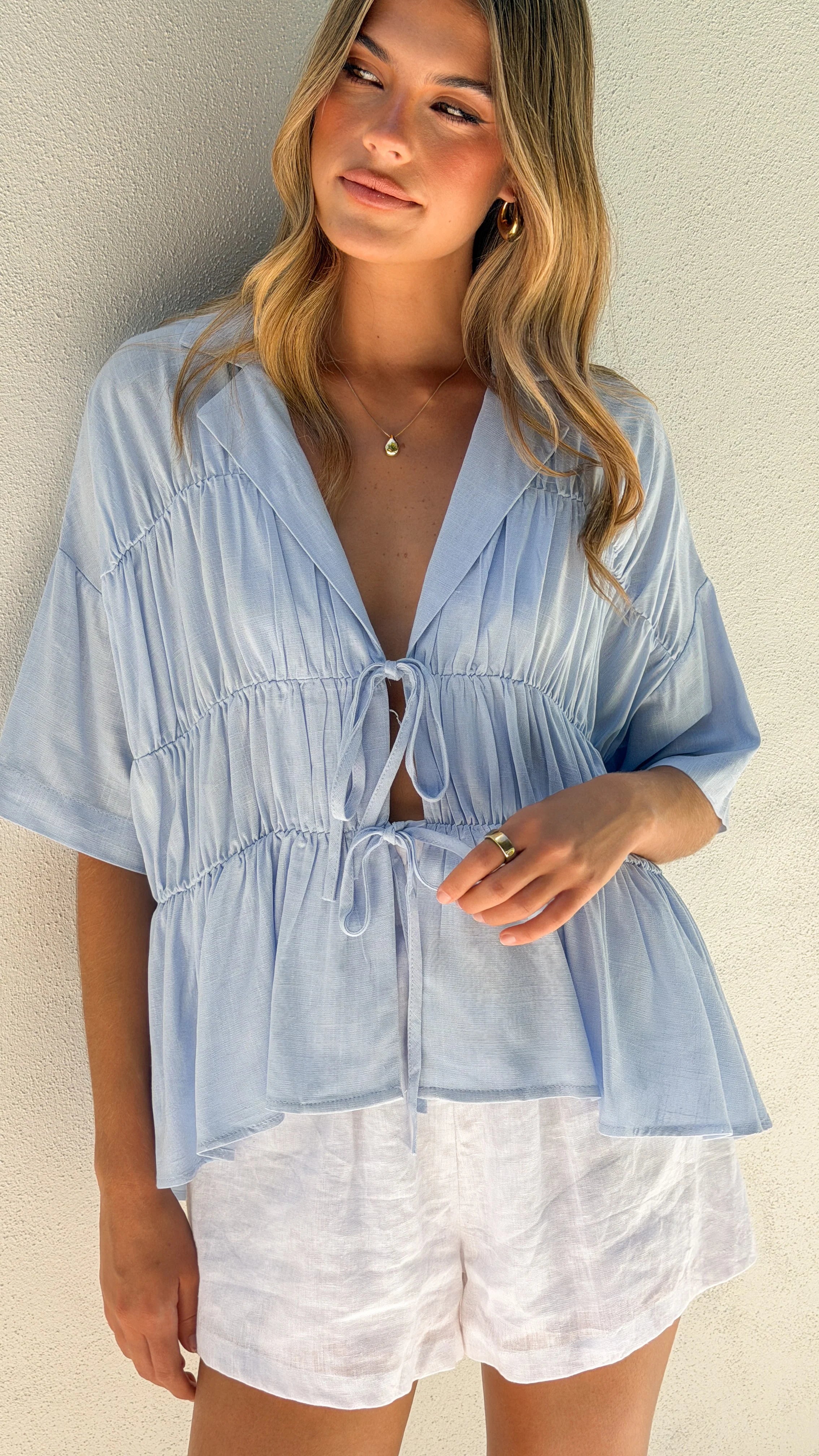 Kailey Top Blue