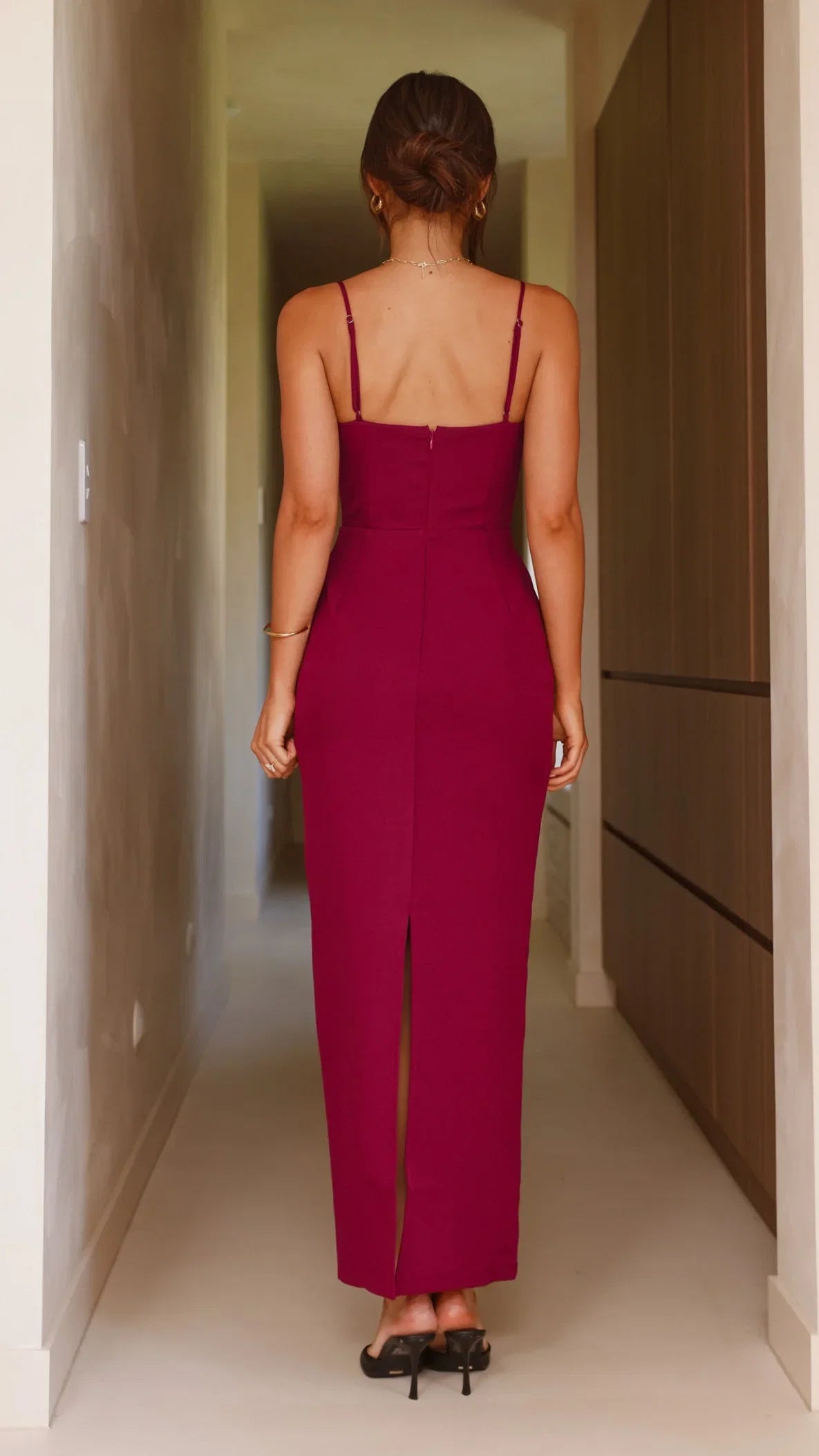 Carabella Maxi Dress Wine