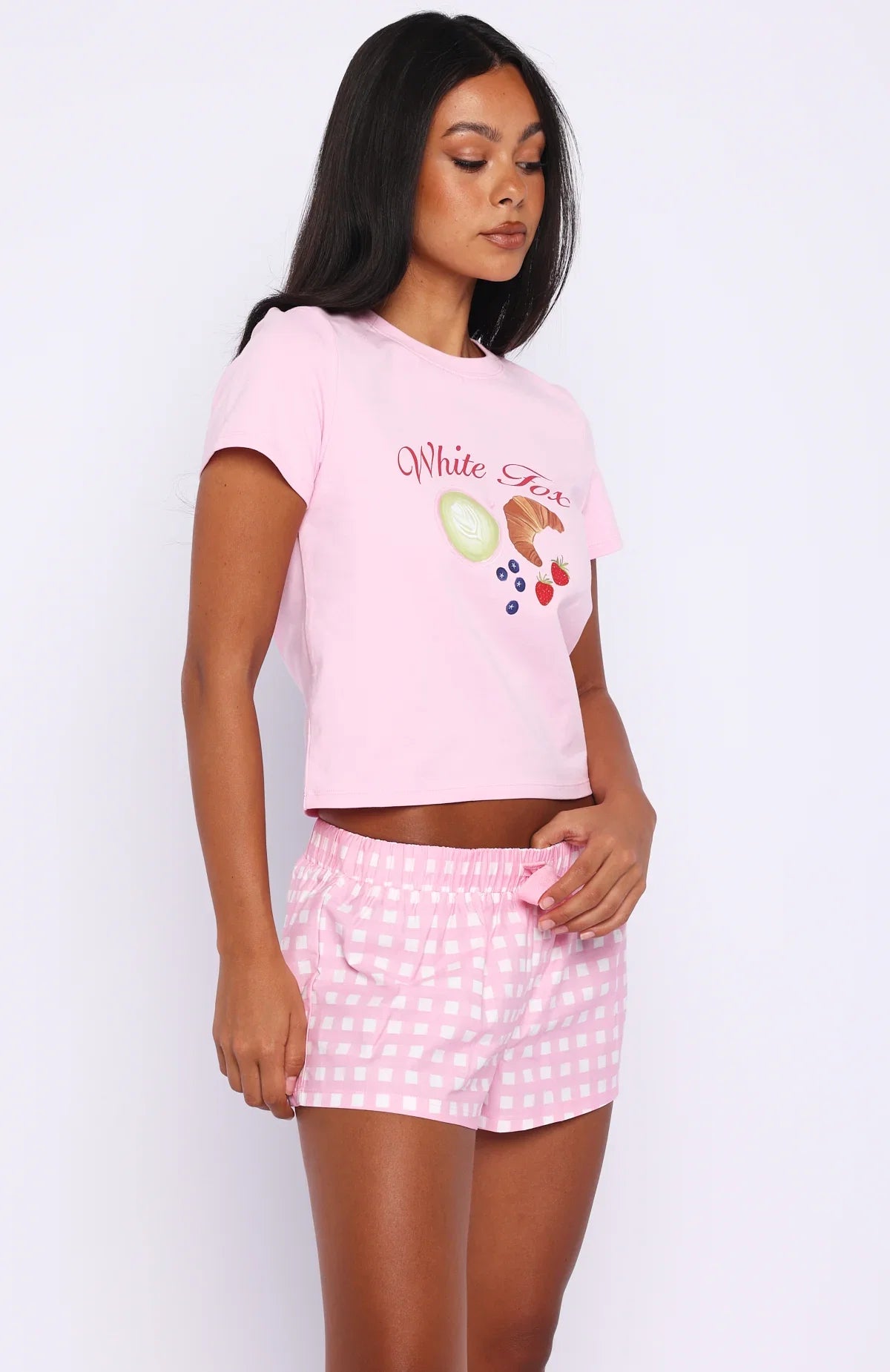 Breakfast In Bed Pyjama Set Pink