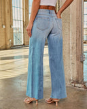 Brelani Super Stretch Wide Leg Jeans