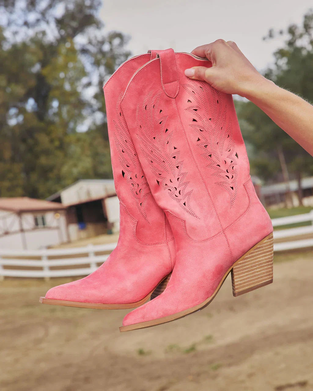 Arnell Laser Cut Western Boot