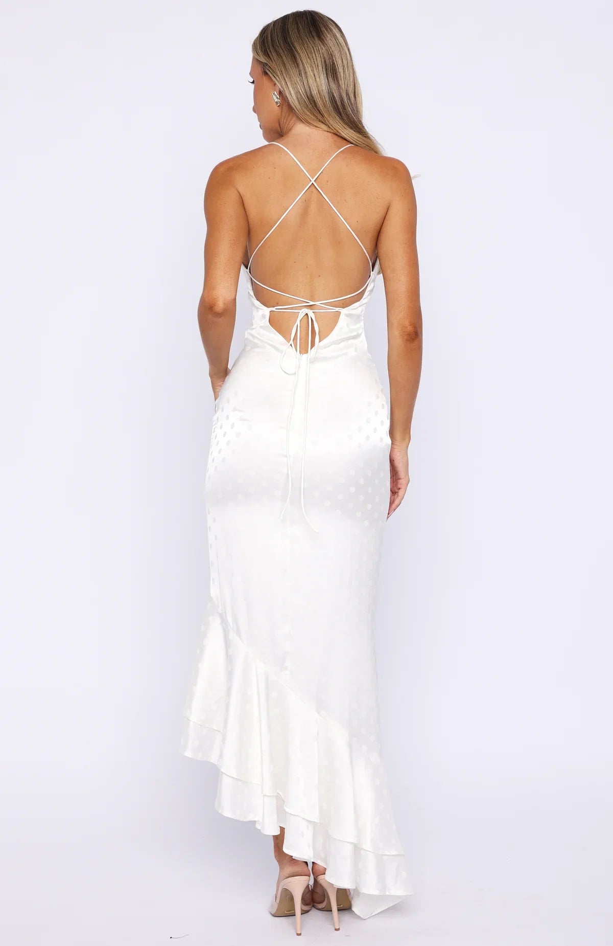 Starlit Skies Maxi Dress Off White