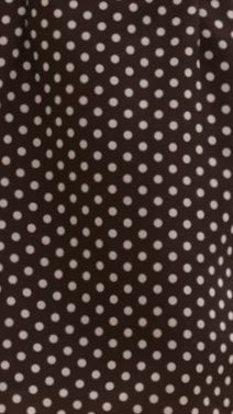 Adley Mini Dress Brown Polka