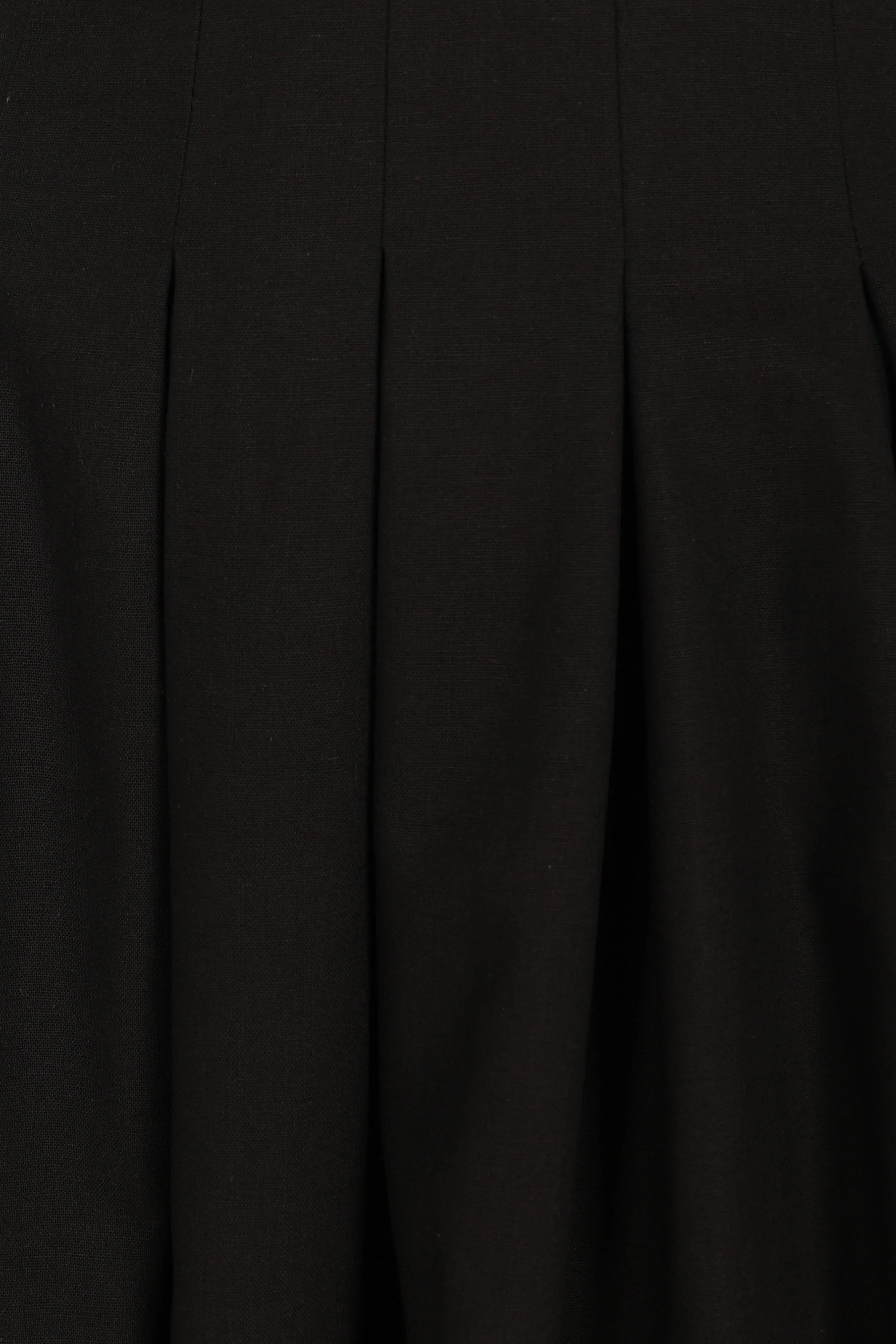 Maria Puff Sleeve Midi Dress Black