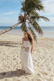Soph Strapless Maxi Dress White
