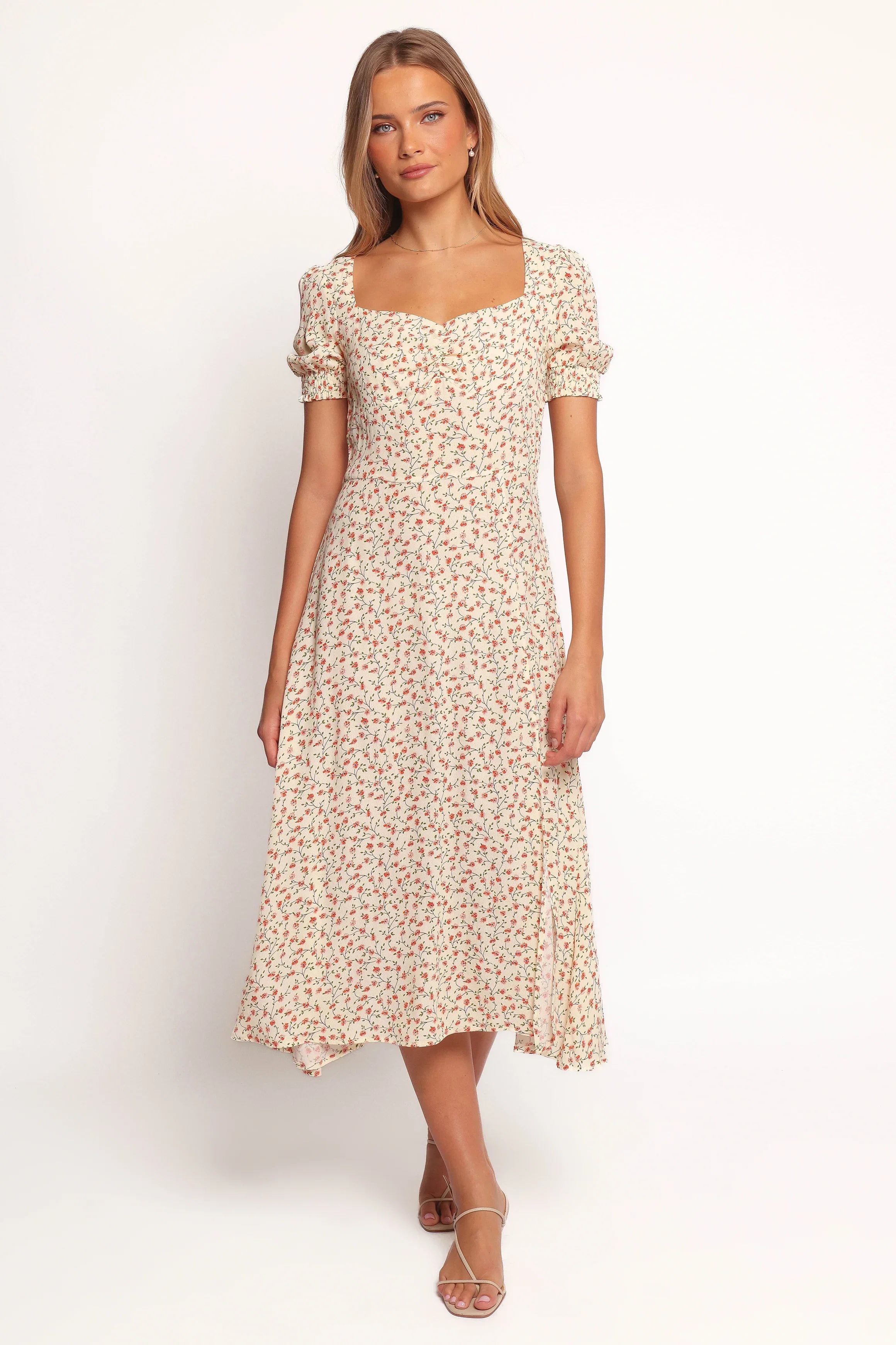 Franklin Dress Cream Floral